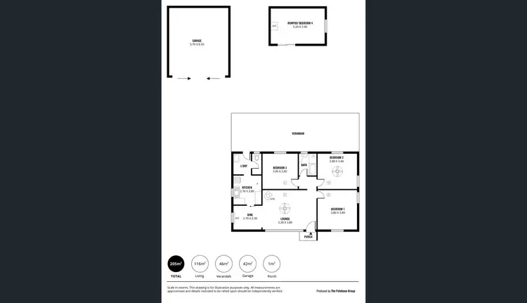 Floorplan of Homely house listing, 16 Gordini Crescent, Holden Hill SA 5088