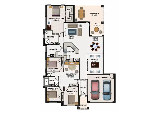 Floorplan of Homely house listing, 16 Jeff Collins Circuit, Bellbird Park QLD 4300
