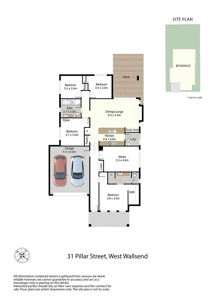 Floorplan of Homely house listing, 31 Pillar Street, West Wallsend NSW 2286