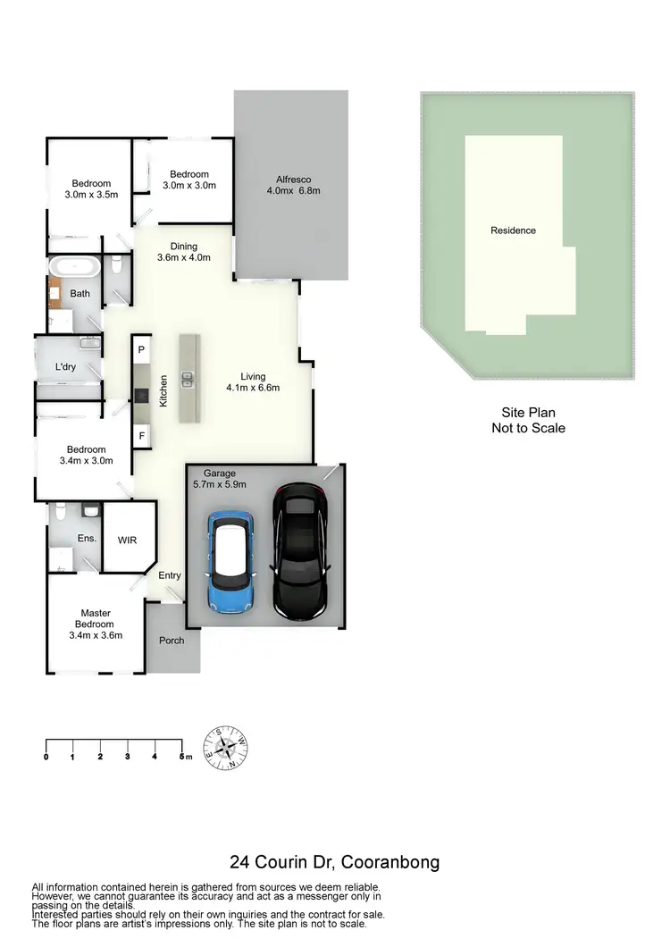 Floorplan of Homely house listing, 24 Courin Drive, Cooranbong NSW 2265
