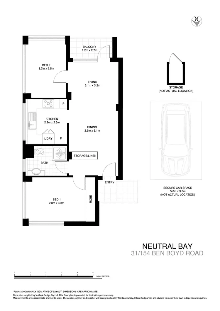 Floorplan of Homely unit listing, 31/154 Ben Boyd Road, Neutral Bay NSW 2089