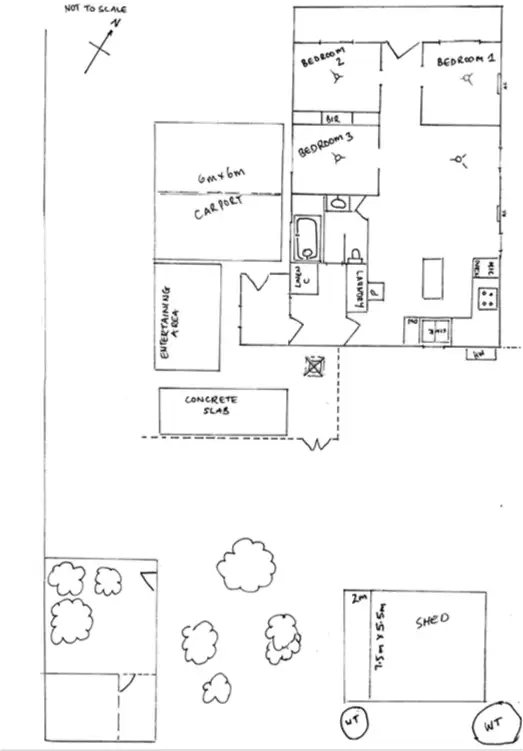 Floorplan of Homely house listing, 12 Thompson, Long Gully VIC 3550