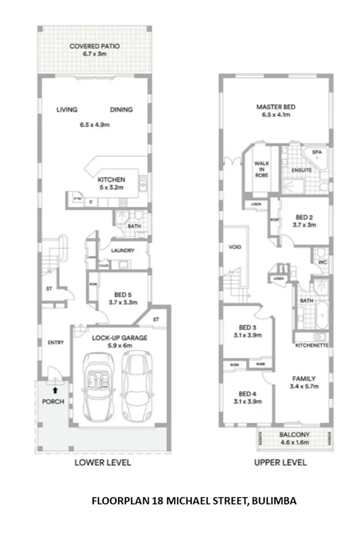 Floorplan of Homely house listing, 18 Michael Street, Bulimba QLD 4171