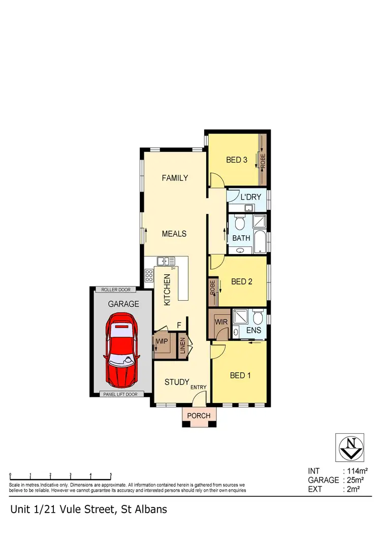 Floorplan of Homely house listing, 1/21 Vule Street, St Albans VIC 3021