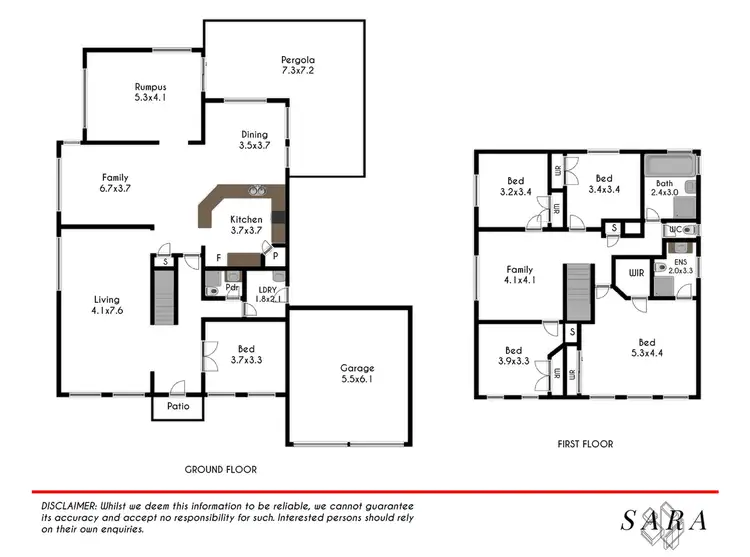 Floorplan of Homely house listing, 32 John Warren Avenue, Glenwood NSW 2768