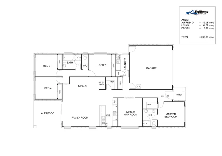 Floorplan of Homely house listing, 39 Doncaster street, Heritage Park QLD 4118