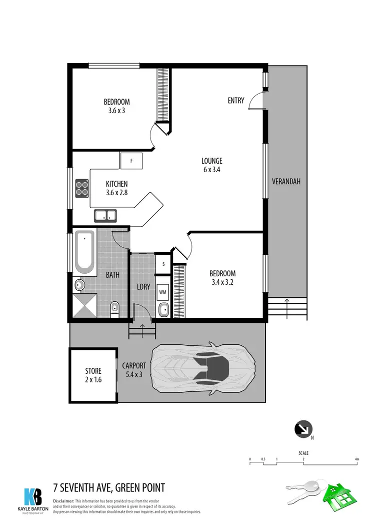 Floorplan of Homely house listing, 7 Seventh Avenue, Green Point NSW 2251