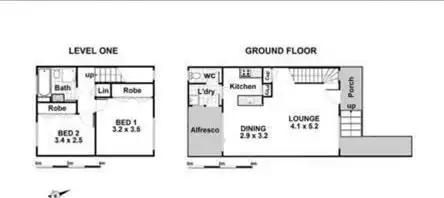 Floorplan of Homely unit listing, 2/94 Shoalhaven Street, Nowra NSW 2541