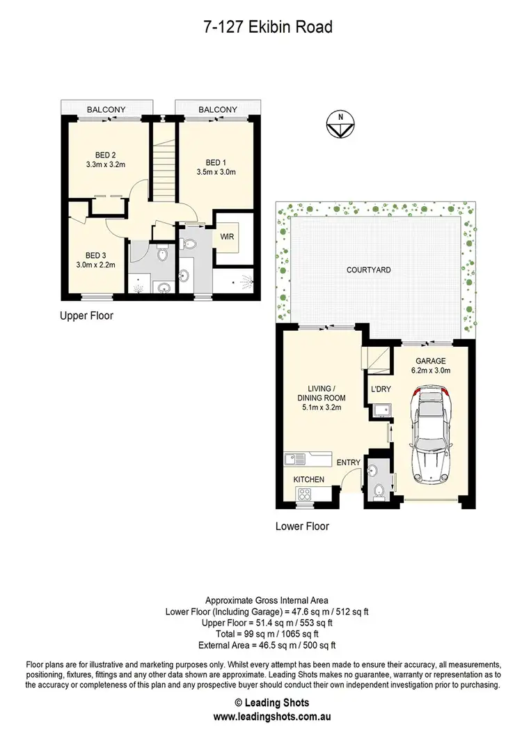 Floorplan of Homely townhouse listing, 7/127 Ekibin Road, Annerley QLD 4103