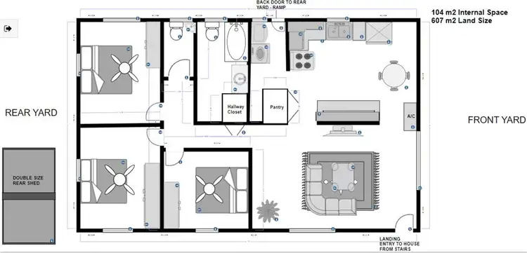 Floorplan of Homely house listing, 71 Aspinall Street, Leichhardt QLD 4305