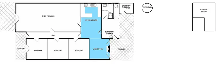 Floorplan of Homely other listing, 25 Fitzroy Street, Binalong NSW 2584