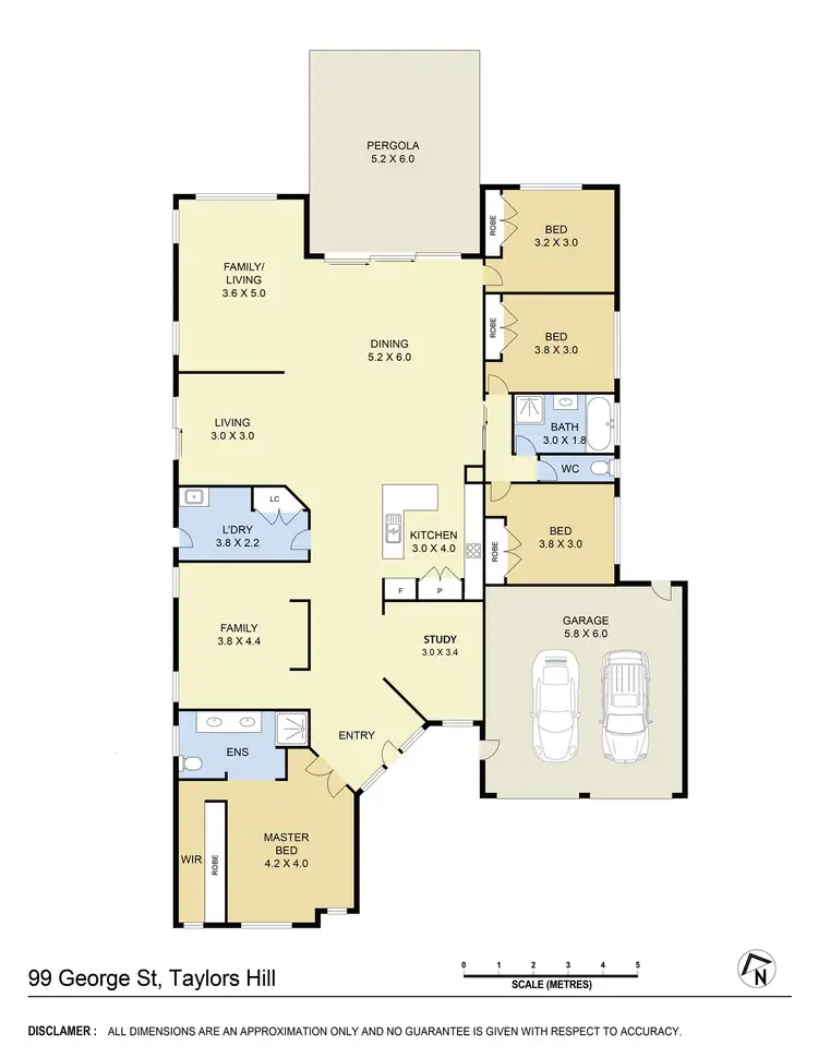 Floorplan of Homely house listing, 99 George Street, Taylors Hill VIC 3037