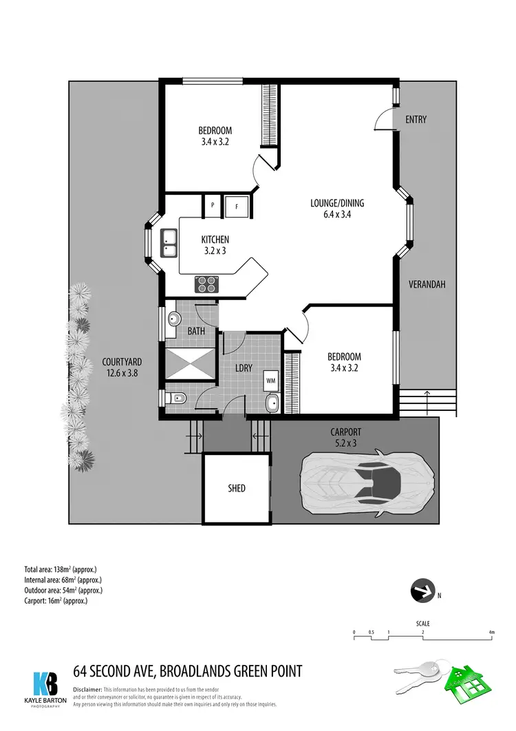 Floorplan of Homely house listing, 64 Second Avenue, Green Point NSW 2251