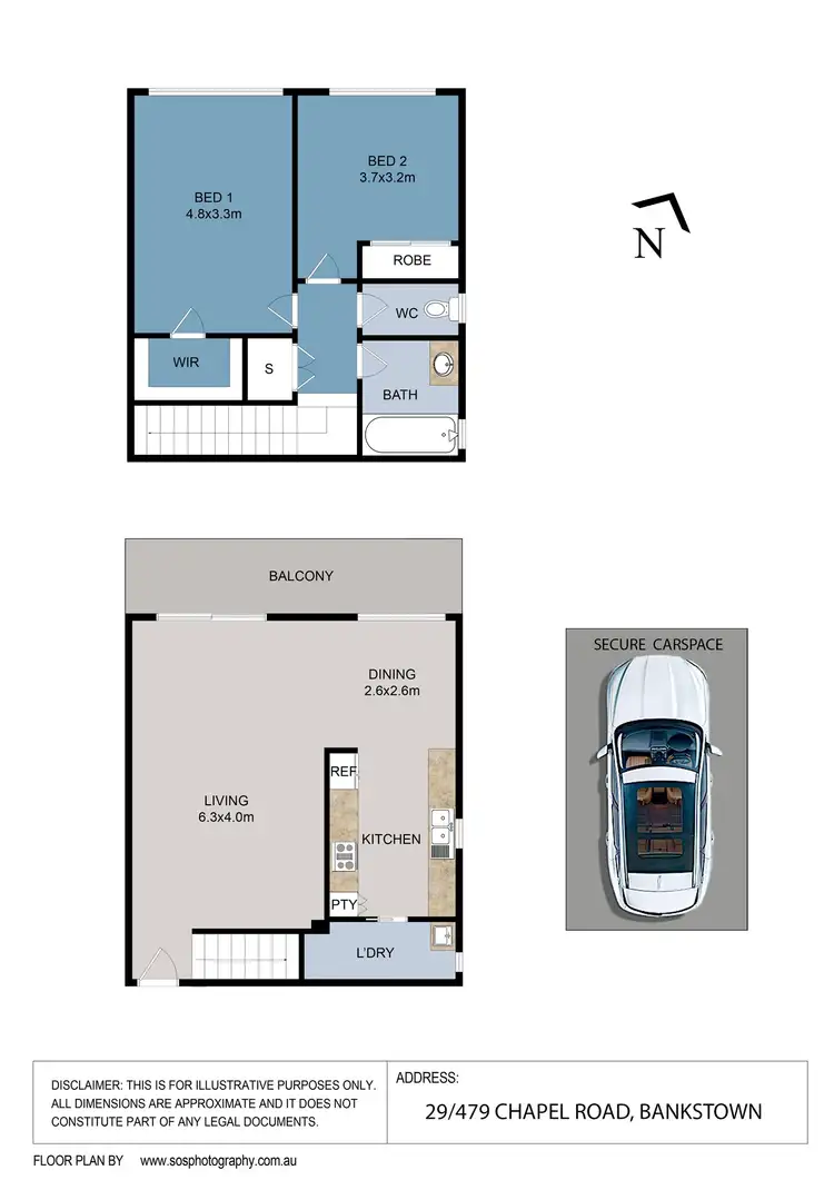Floorplan of Homely unit listing, 29/479 Chapel Road, Bankstown NSW 2200