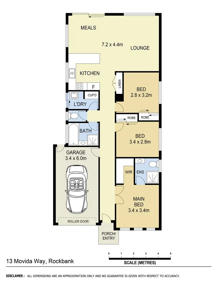 Floorplan of Homely house listing, 13 Movida Way, Rockbank VIC 3335