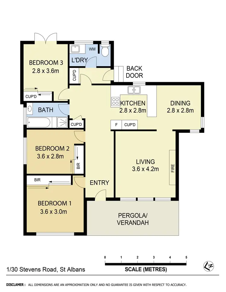 Floorplan of Homely house listing, 1/30 Stevens Road, St Albans VIC 3021