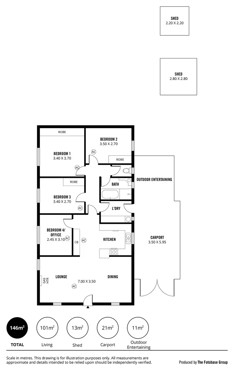 Floorplan of Homely house listing, 9 Hui-Hui Drive, Happy Valley SA 5159