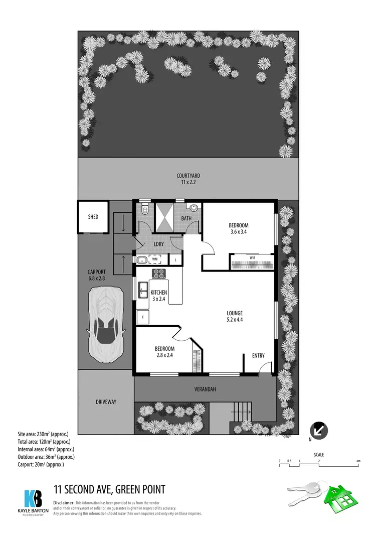 Floorplan of Homely house listing, 11 Second Avenue, Green Point NSW 2251