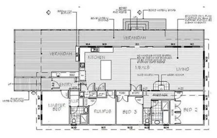 Floorplan of Homely house listing, 17 Ninth Street, Paradise Beach VIC 3851