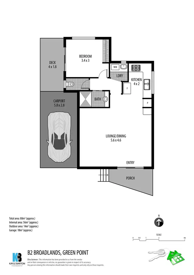 Floorplan of Homely house listing, B2/9 Milpera Road, Green Point NSW 2251