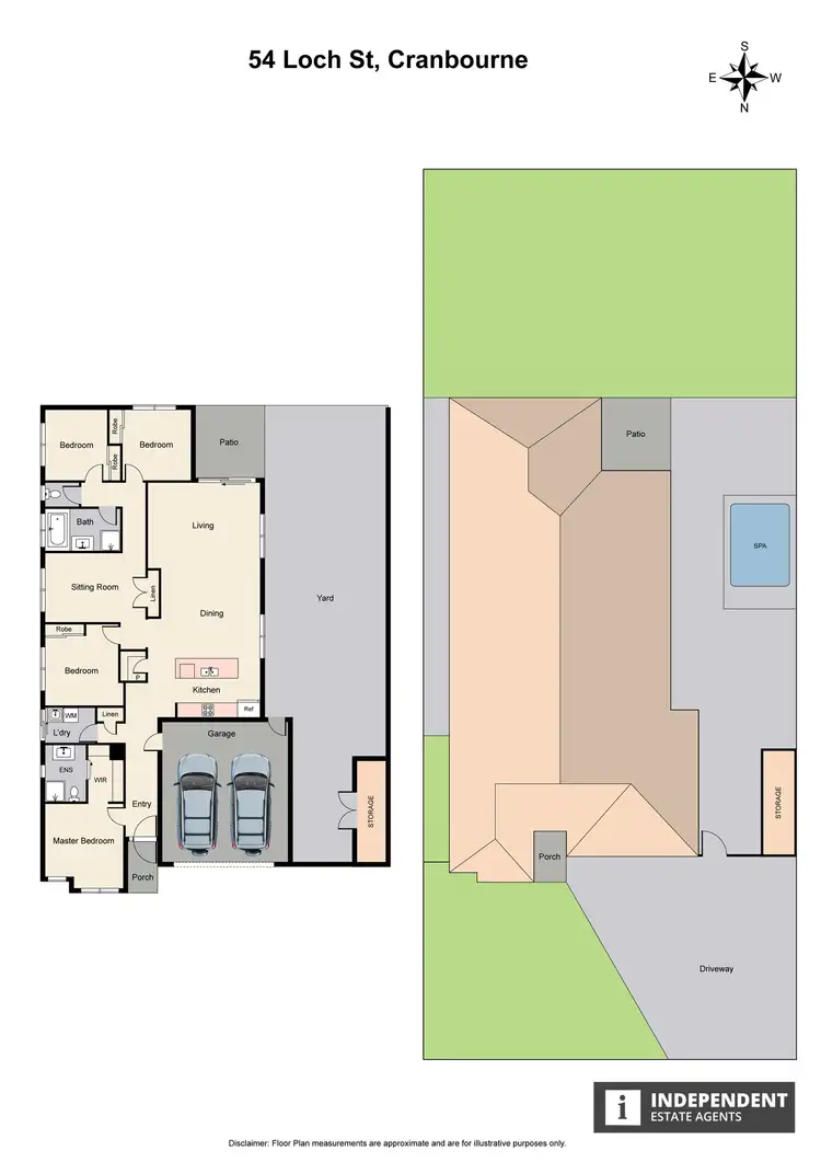 Floorplan of Homely house listing, 54 Loch Street, Cranbourne VIC 3977