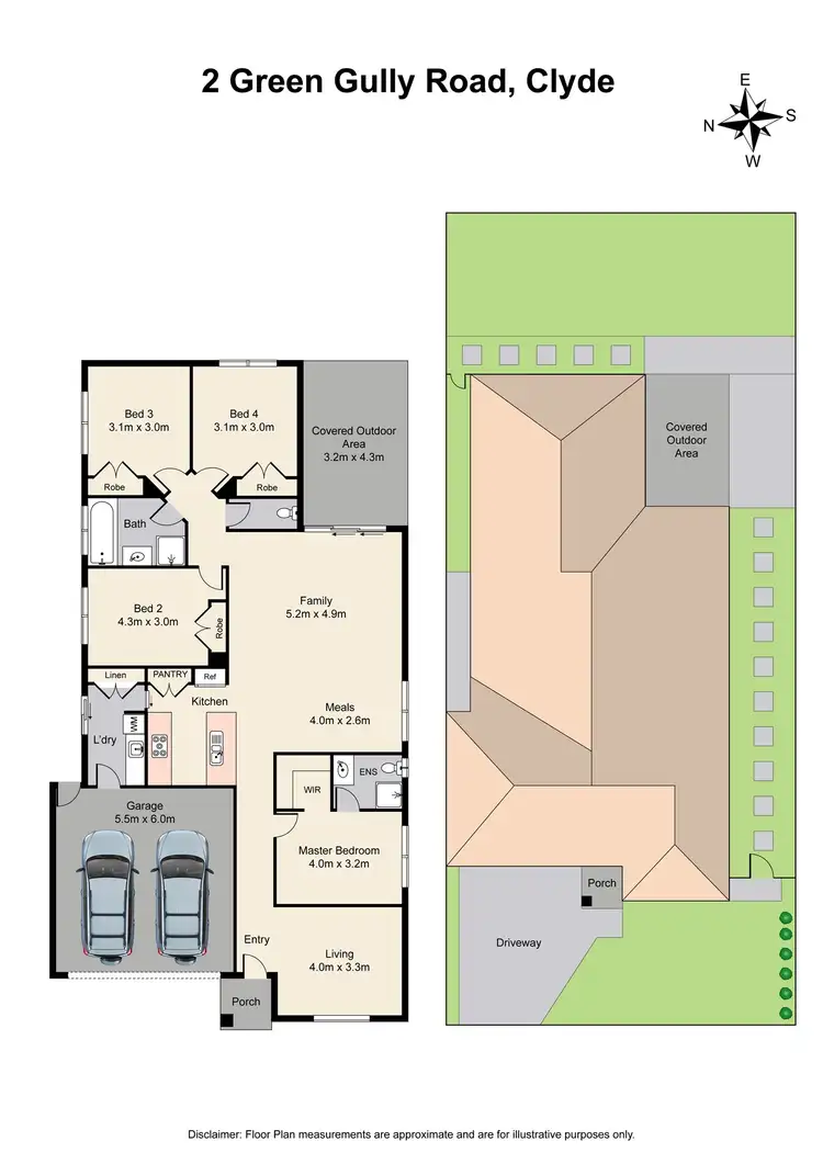 Floorplan of Homely house listing, 2 Green Gully Road, Clyde VIC 3978