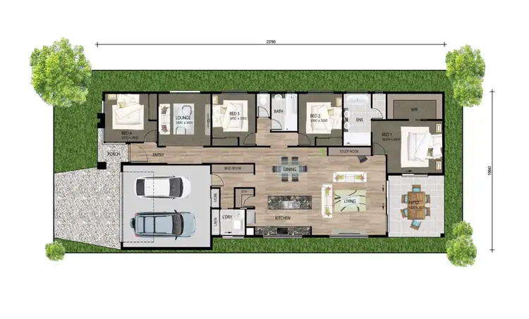 Floorplan of Homely house listing, 16 Acacia Loop, Greenbank QLD 4124