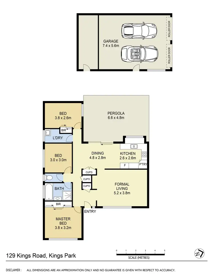 Floorplan of Homely house listing, 129 Kings Road, Kings Park VIC 3021