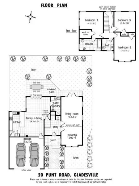 Floorplan of Homely house listing, 20 Punt Road, Gladesville NSW 2111
