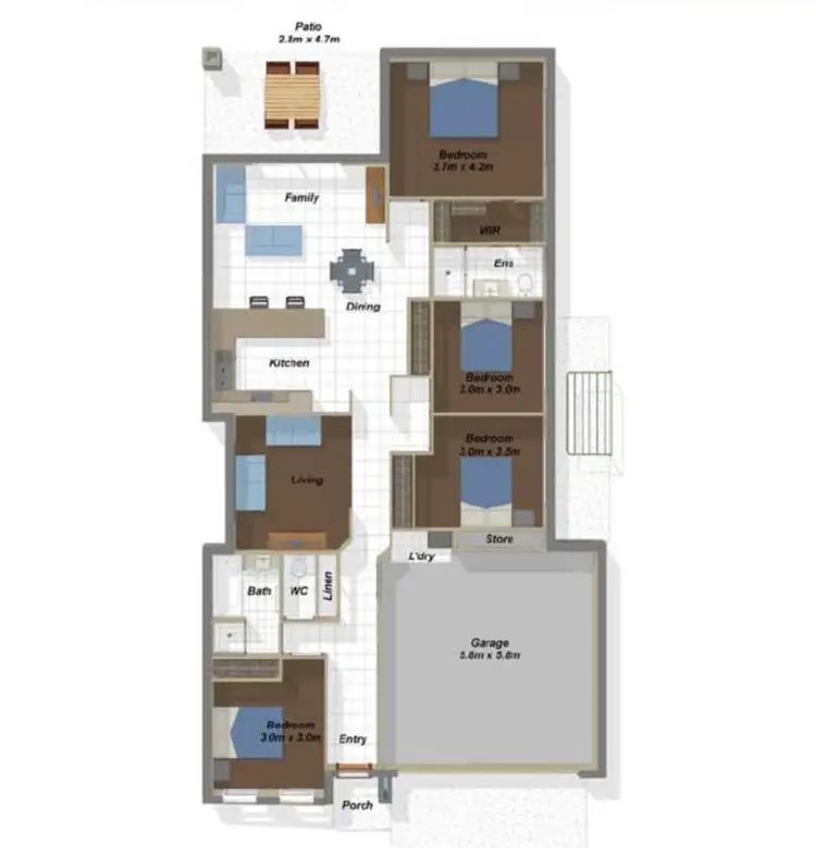 Floorplan of Homely house listing, Lot 48 Cascade Street, Pimpama QLD 4209