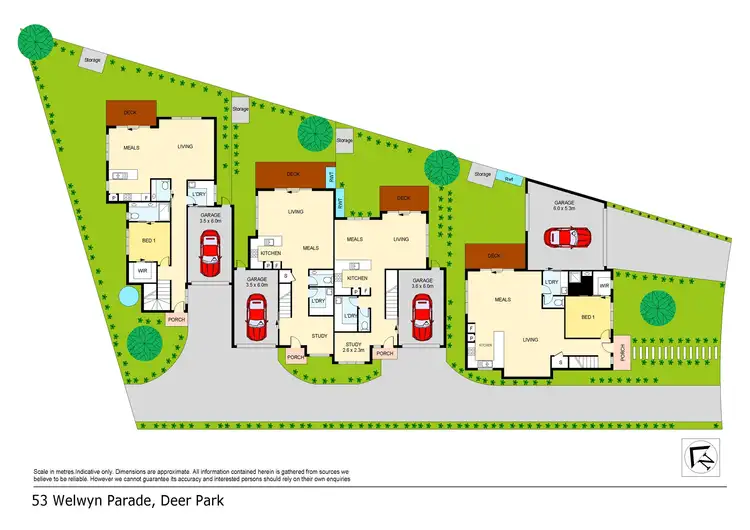 Floorplan of Homely house listing, 53 Welwyn Parade, Deer Park VIC 3023