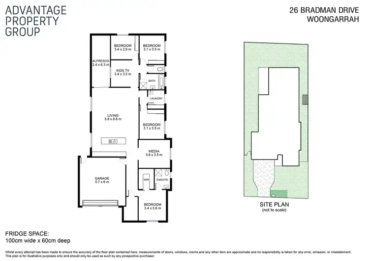 Floorplan of Homely house listing, 26 Bradman Drive, Woongarrah NSW 2259