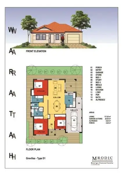 Floorplan of Homely retirement listing, 8/3 Kennedia Lane, Wannanup WA 6210