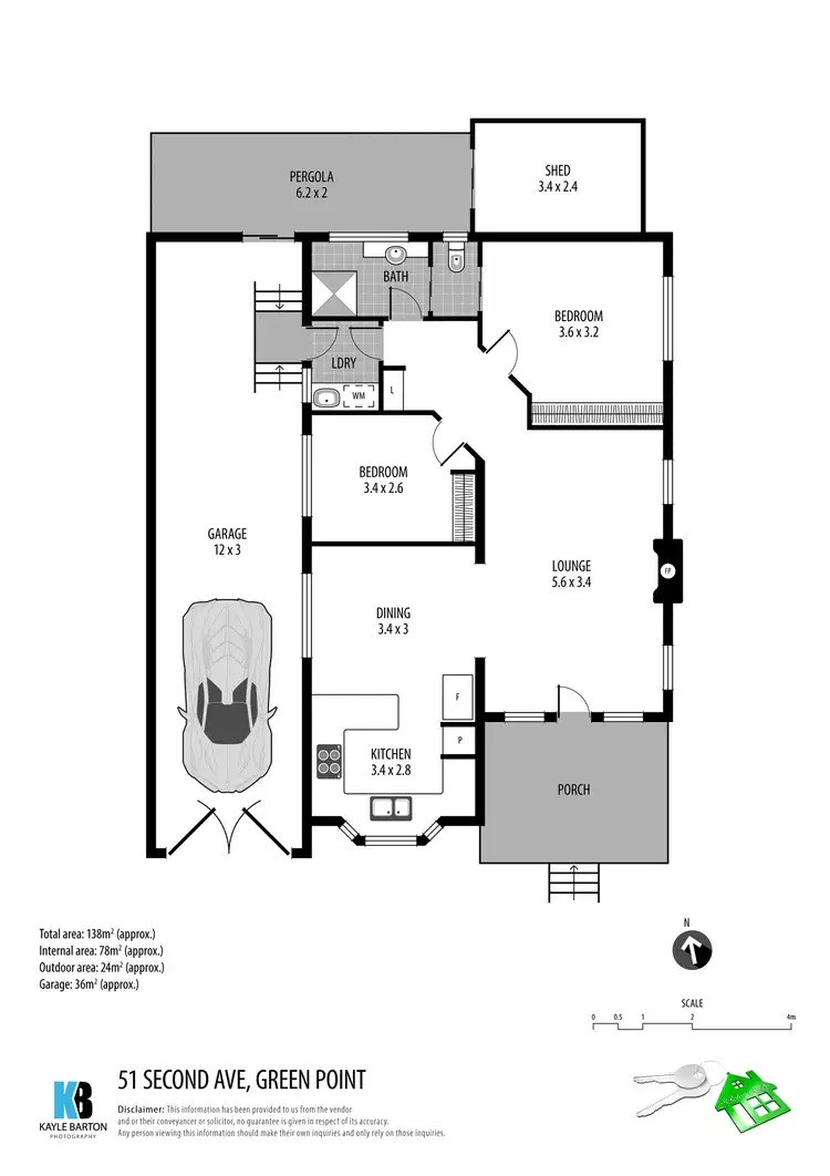 Floorplan of Homely house listing, 51 Second Avenue, Green Point NSW 2251