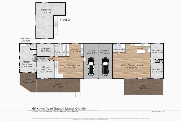 Floorplan of Homely house listing, 66 Kings Road, Russell Island QLD 4184