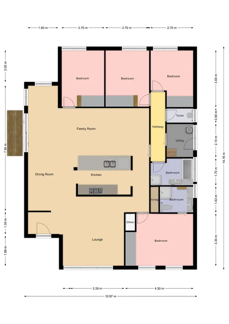 Floorplan of Homely house listing, 8 Fitzmaurice Street, Kaleen ACT 2617