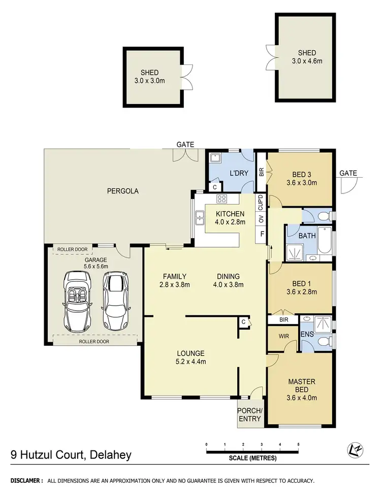 Floorplan of Homely house listing, 9 Hutzul Court, Delahey VIC 3037