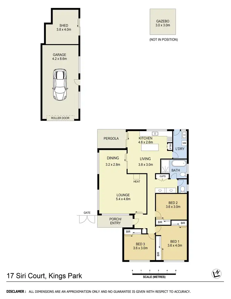 Floorplan of Homely house listing, 17 Siri Court, Kings Park VIC 3021