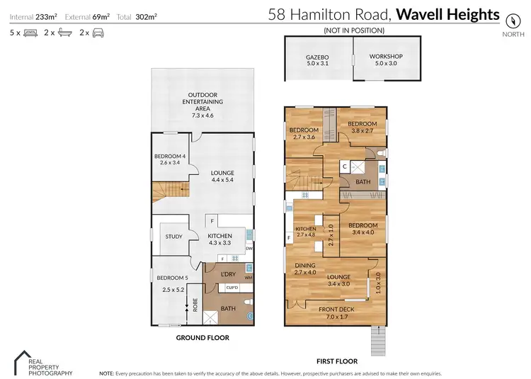 Floorplan of Homely house listing, 58 Hamilton Road, Wavell Heights QLD 4012