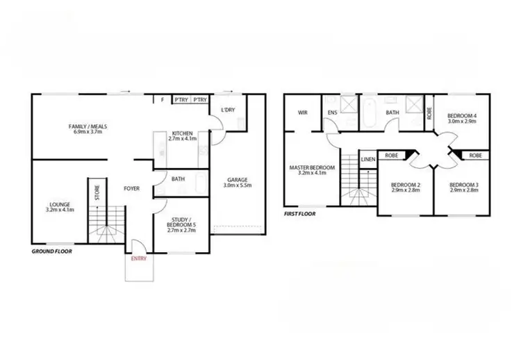Floorplan of Homely house listing, 2b Arrowhead St, Leppington NSW 2179