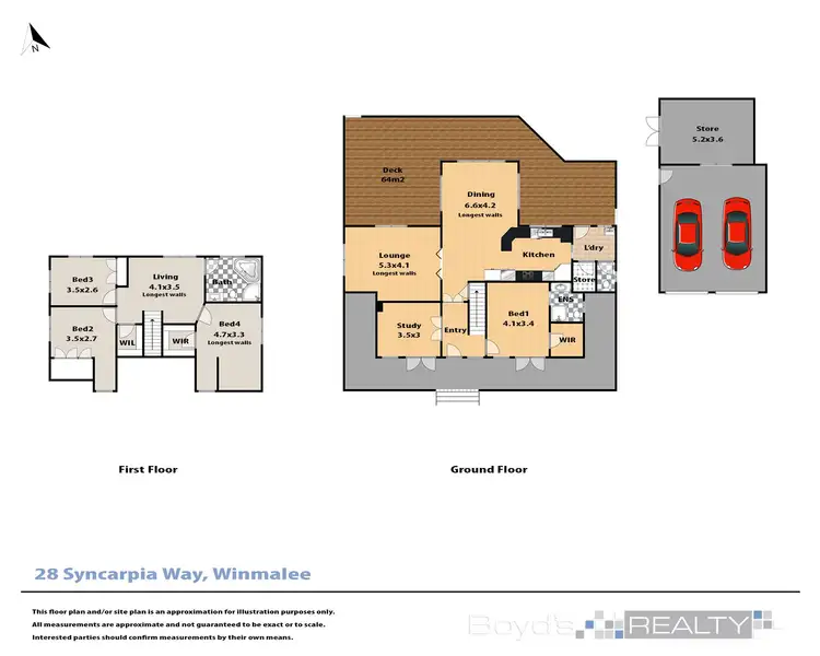 Floorplan of Homely house listing, 28 Syncarpia Way, Winmalee NSW 2777
