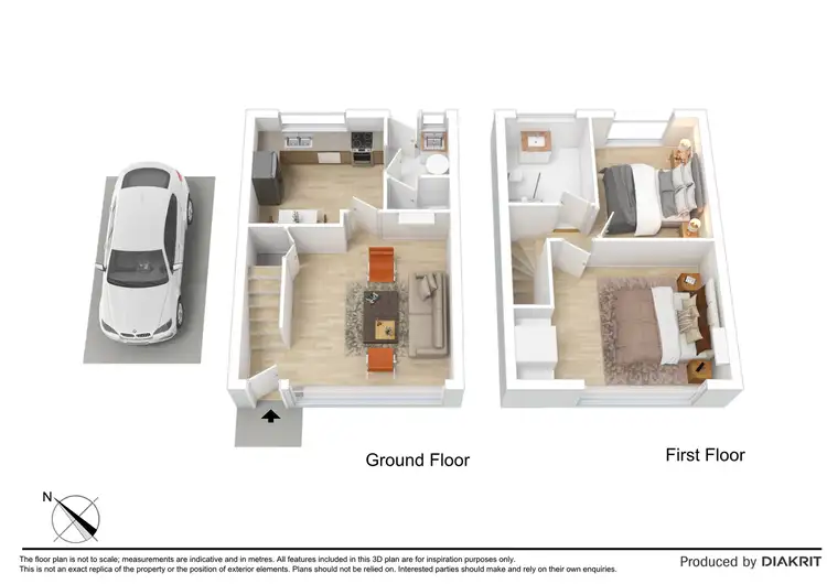 Floorplan of Homely townhouse listing, 30/7 Turnbull Court, Ringwood VIC 3134