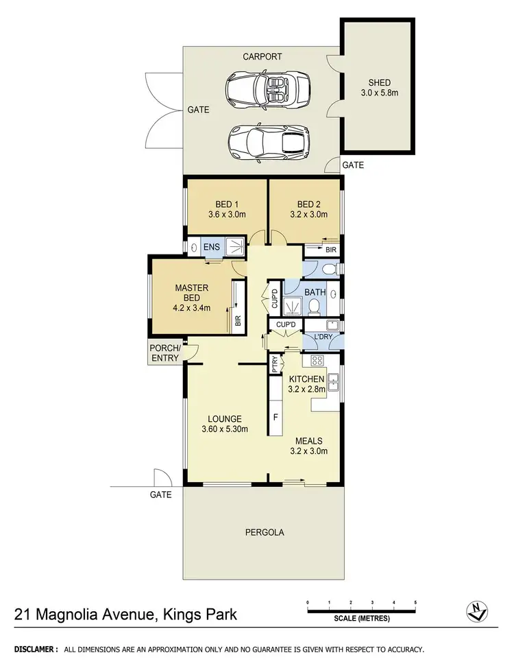 Floorplan of Homely house listing, 21 Magnolia Avenue, Kings Park VIC 3021