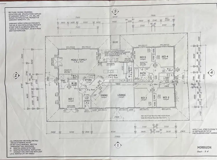 Floorplan of Homely house listing, 5 Muscara Crt, Yarroweyah VIC 3644