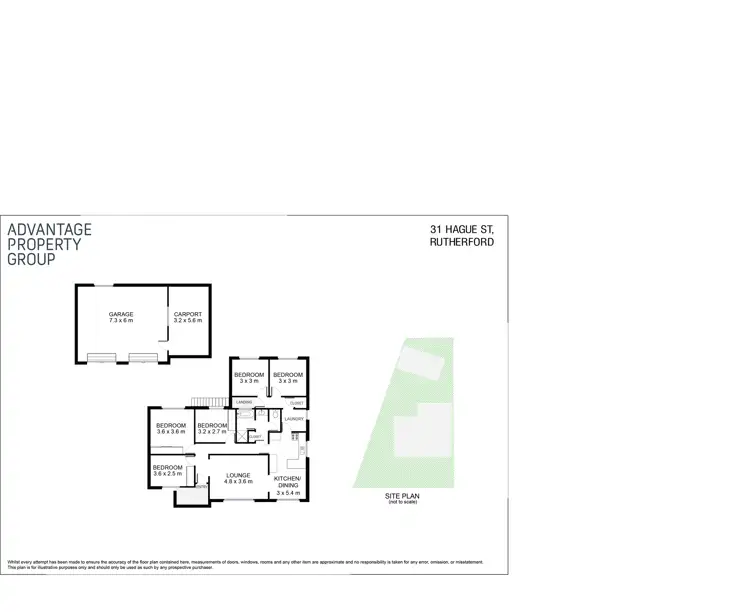 Floorplan of Homely house listing, 31 Hague Street, Rutherford NSW 2320