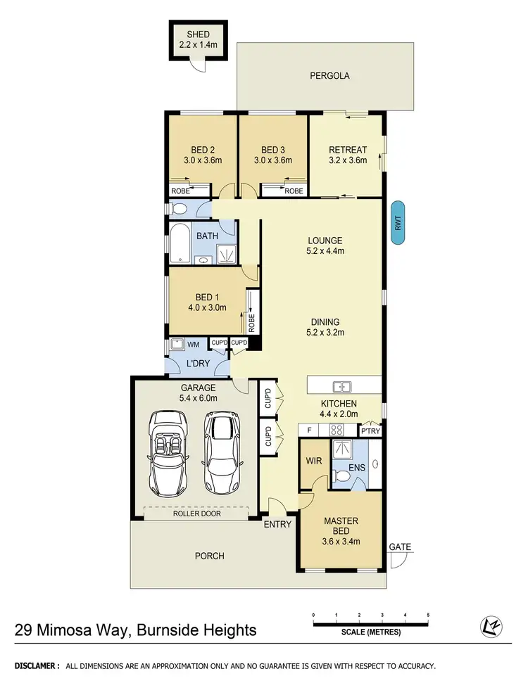 Floorplan of Homely house listing, 29 Mimosa Way, Burnside Heights VIC 3023