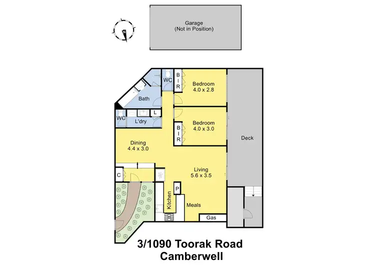 Floorplan of Homely unit listing, 3/1090 Toorak Road, Camberwell VIC 3124