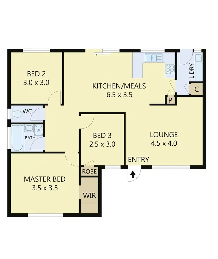 Floorplan of Homely house listing, 22 Pleone Court, Werribee VIC 3030