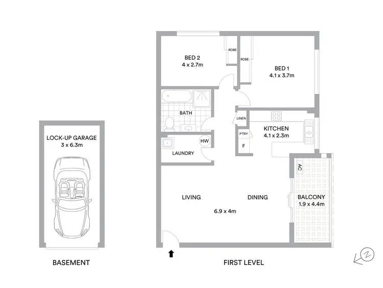 Floorplan of Homely unit listing, 7/20-24 Preston Avenue, Engadine NSW 2233