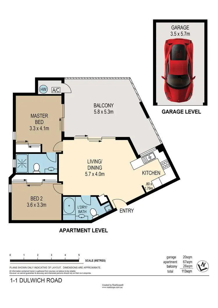 Floorplan of Homely unit listing, 1/1 Dulwich Road, Yeronga QLD 4104